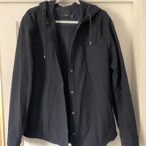 Vince Men's Spring Navy Button Jacket